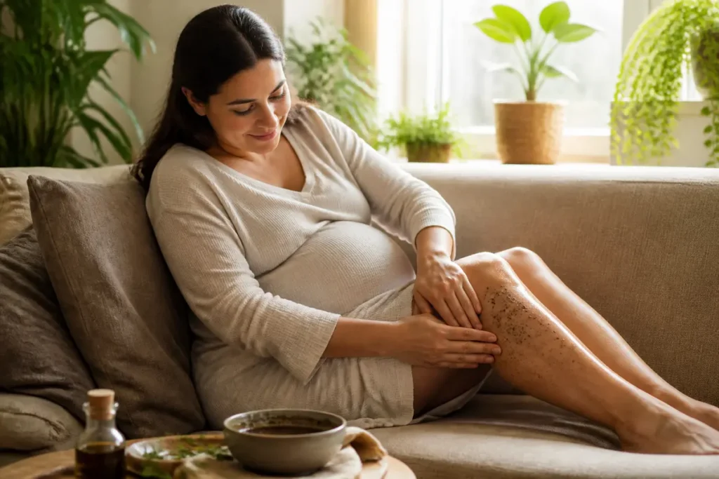 Remède de grand-mère : soulager les jambes lourdes enceinte